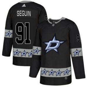Stars 91 Tyler Black Team Logos Fashion Men Jersey