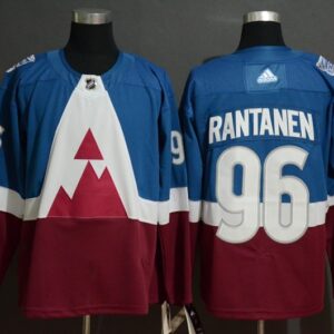 Avalanche 96 Mikko Rantanen Blue Red 2020 Stadium Series Men Jersey