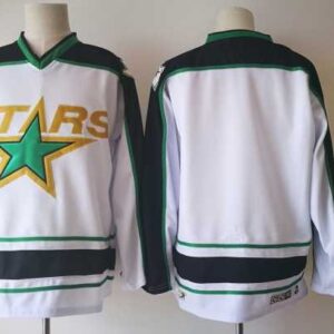 Stars Blank White CCM Men Jersey