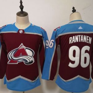Avalanche 96 Mikko Rantanen Burgundy Women Jersey