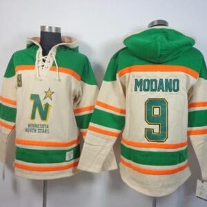 Stars 9 Mike Modano Cream Men Sweatshirt