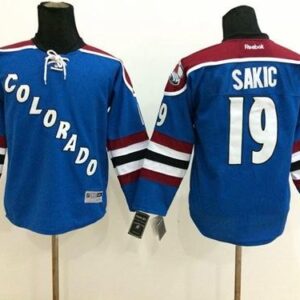 Avalanche 19 Joe Sakic Blue Youth Jersey
