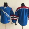 Avalanche Blank Blue Youth Jersey