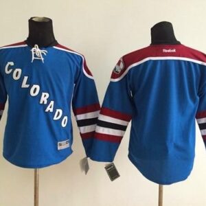 Avalanche Blank Blue Youth Jersey