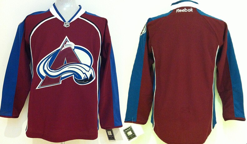 Avalanche Blank Red Men Jersey