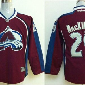 Avalanche 29 Nathan MacKinnon Red Reebok Youth Jersey