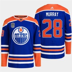 Oilers 28 Murray Royal 2024 Stanley Cup Final Patch Men Jersey