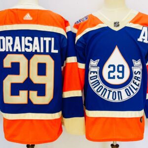 Oilers 29 Leon Draisaitl 2023 Retro Men Jersey