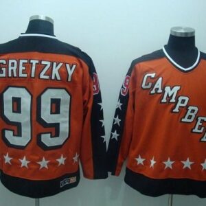 Oilers 99 Wayne Gretzky Orange Men Jersey