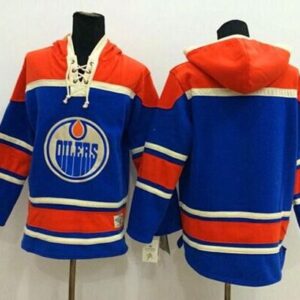 Oilers Blank Light Blue Men Sweatshirt