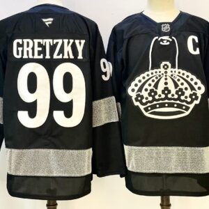 Kings 99 Wayne Gretzky Black New Men Jersey
