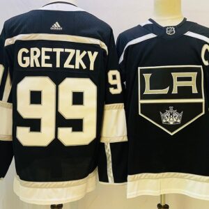 Kings 99 Wayne Gretzky Black Men Jersey