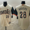 Baltimore Orioles 28 Rogers Natural 2026 City Connect Cool Base Men Jersey