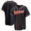 Baltimore Orioles Blank 2026 Black Out Cool Base Men Jersey