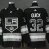 Kings 32 Jonathan Quick Black Drift Fashion Men Jersey