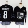 Kings 8 Drew Doughty Black 100th Anniversary Men Jersey