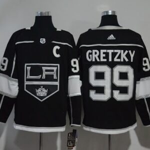 Kings 99 Wayne Gretzky Black Men Jersey