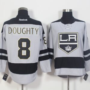 Kings 8 Drew Doughty Gray 2016 New Reebok Men Jersey