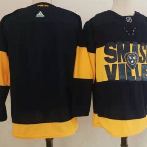 Predators Black Blank 2022 New Men Jersey