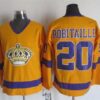 Kings 20 Luc Robitaille Yellow Purple CCM Throwback Men Jersey
