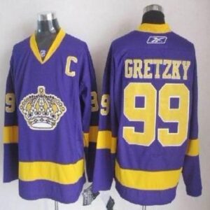 Kings 99 Wayne Gretzky Purple Men Jersey