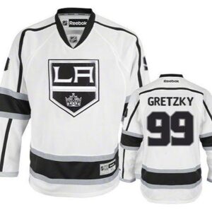 Kings 99 Wayne Gretzky White Road Men Jersey
