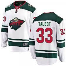 Wild 33 Cam Talbot White Men Jersey
