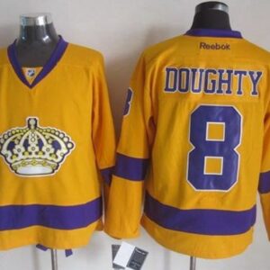 Kings 8 Drew Doughty Gold Alternate Men Jersey