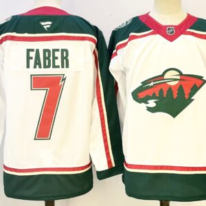 Wild 7 FABER White 2025 New Men Jersey