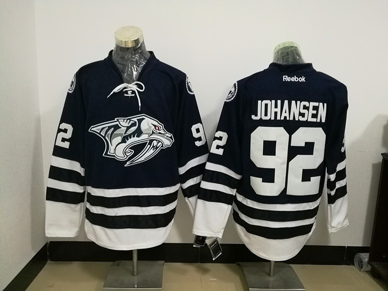 Predators 92 Ryan Johansen Blue Men Jersey