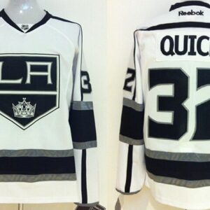 Kings 32 Jonathan Quick White Men Jersey