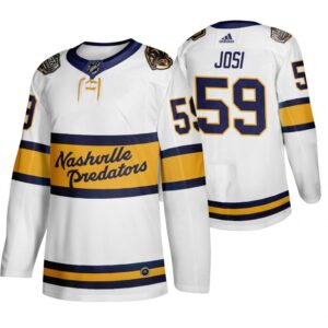 Predators 59 Roman Josi White 2020 Winter Classic Men Jersey