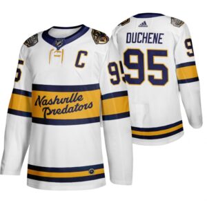 Predators 95 Matt Duchene White 2020 Winter Classic Men Jersey