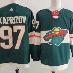 Wild 97 Kirill Kaprizov Throwback Men Jersey