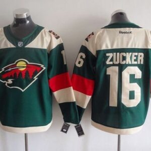 Wild 16 Jason Zucker Green 2016 Stadium Series Men Jersey