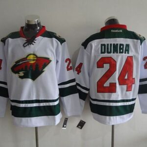 Wild 24 Matt Dumba White Men Jersey
