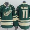 Wild 11 Zach Parise Green Youth Jersey