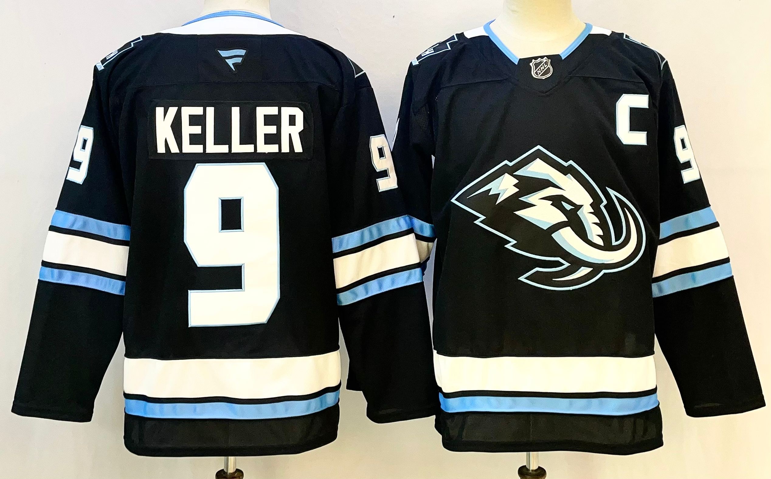 Coyotes 9 KELLER Black New Men Jersey