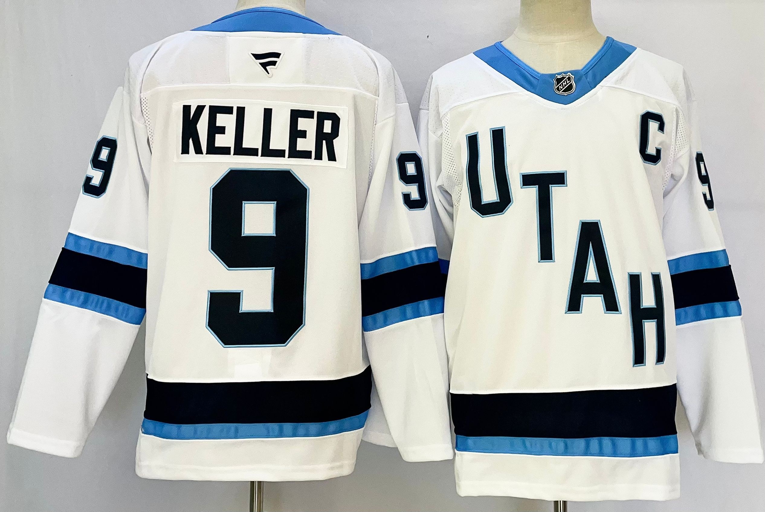 Coyotes 9 KELLER White 2024 New Men Jersey