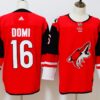 Coyotes 16 Max Domi Red Men Jersey