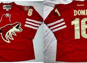 Coyotes 16 Max Domi Red Home Men Jersey