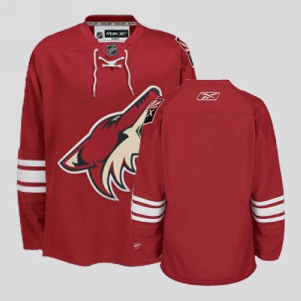 Coyotes Blank Red Men Jersey