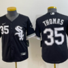 Chicago White Sox 35 Thomas Black Youth Jersey