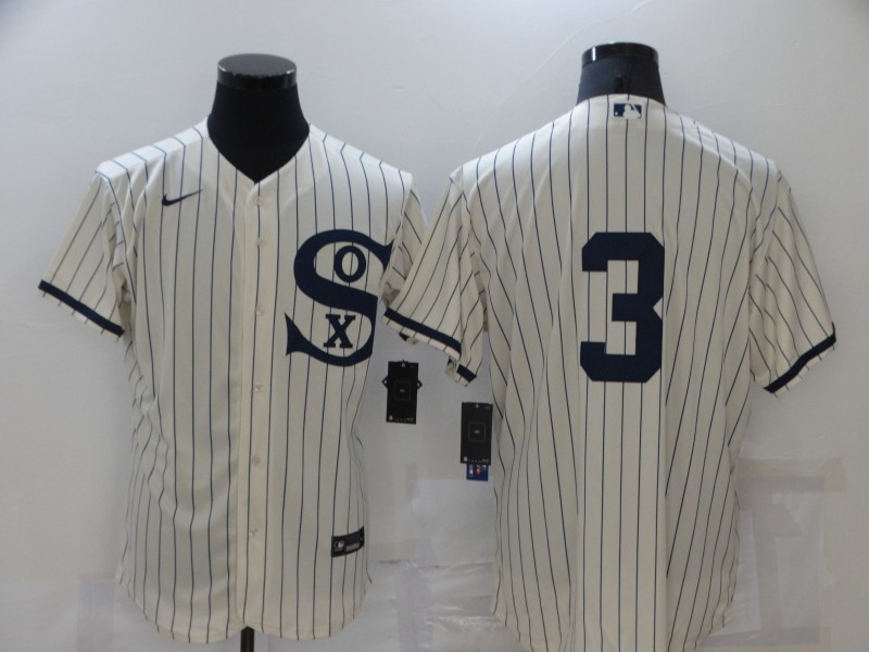 MLB White Sox 3 Harold Baines 2021 Cream Field Of Dreams Cool Base Men Jersey