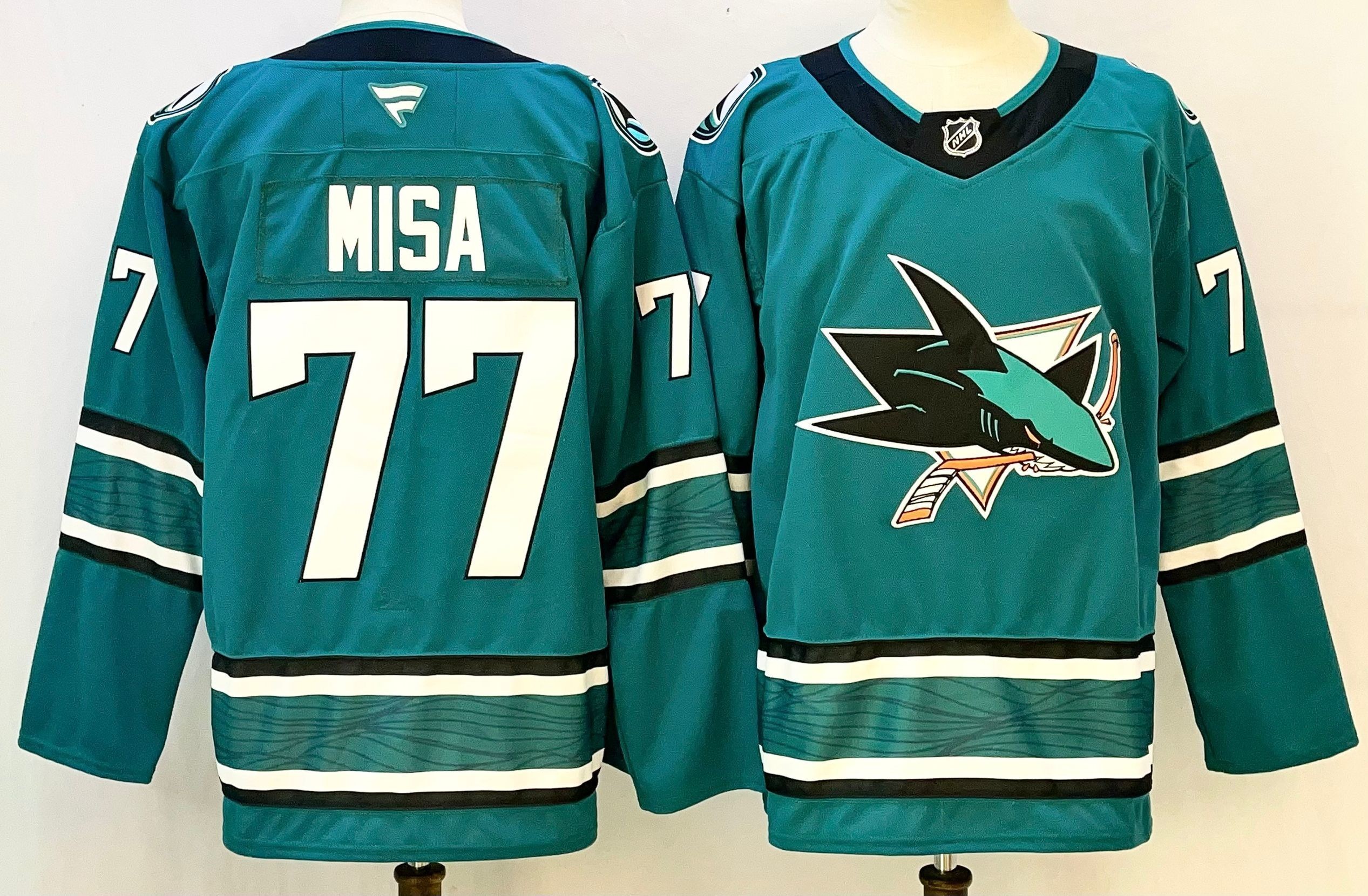Sharks 77 Misa Blue New Men Jersey