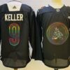 Coyotes 9 Keller Black 2022 New Men Jersey