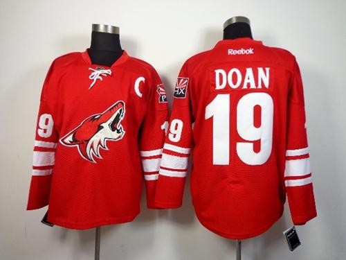 Coyotes 19 Shane Doan Red Home Men Jersey