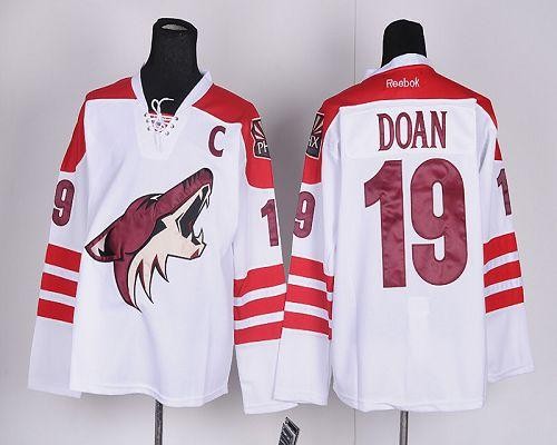 Coyotes 19 Shane Doan White Road Men Jersey
