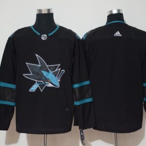 Sharks Blank Black Men Jersey