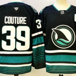 Sharks 39 Couture Black New Men Jersey